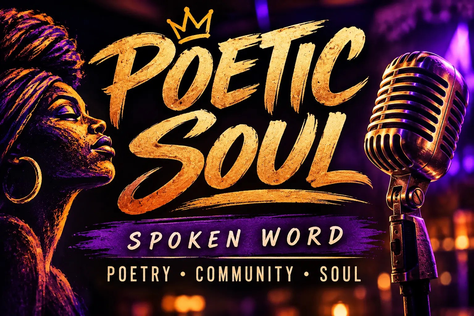 Poetic Soul spoken word and live performance event in Mesa, Arizona