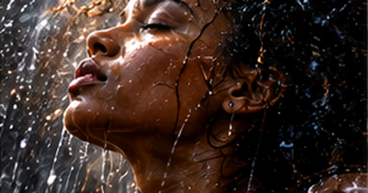 Hyperrealistic fine-art painting inspired by THIS TRAIN by Michael C. Ford.
