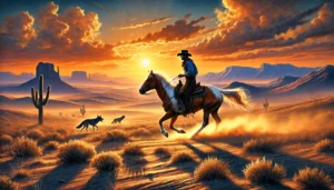 Ridin by Badger Clark artwork AZpoetry.com