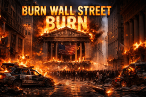 Burn Wall Street Burn Artwork Poem AZpoetry.com The Klute