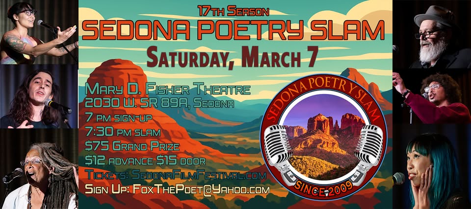 Sedona Poetry Slam March 7 2026