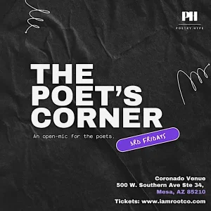 The Poets Corner Open Mic Mesa Arizona Event